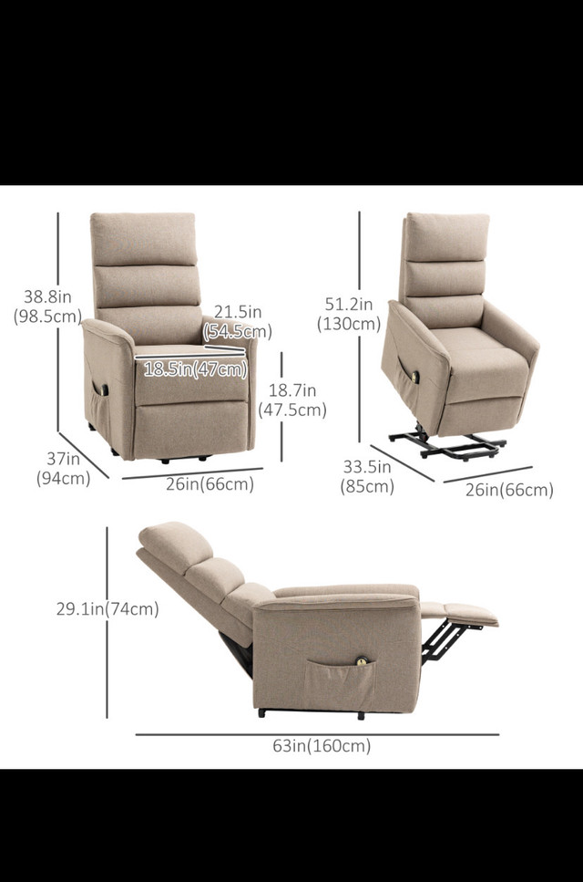 Power lift recliner  in Chairs & Recliners in City of Toronto - Image 2