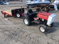 Lawn tractor and trailer for sale