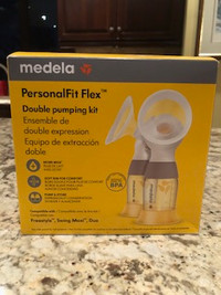 New Unopened  in Box Medela PersonalFit Flex Double Pumping Kit