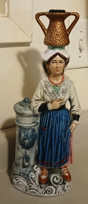 Vino offers Da Tavola Rosato Hand Painted Italy Vintage Woman Liquor Bottle RARE