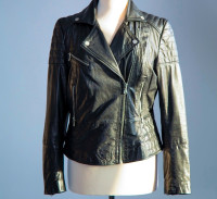 Barney’s Originals real leather bike jacket originally 220 £