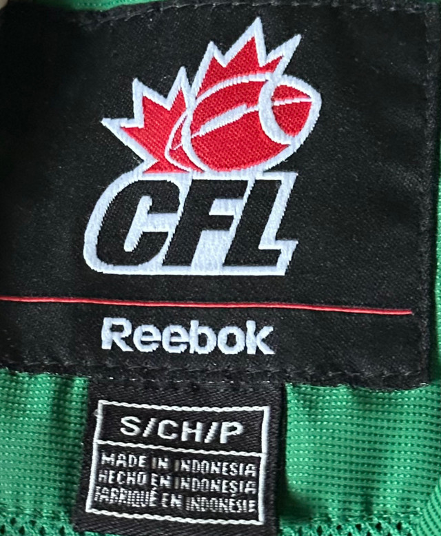 Reebok Green Roughriders Jacket - Small in Men's in Calgary - Image 3