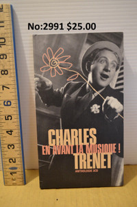 Livre Charles Trenet et 3 CD