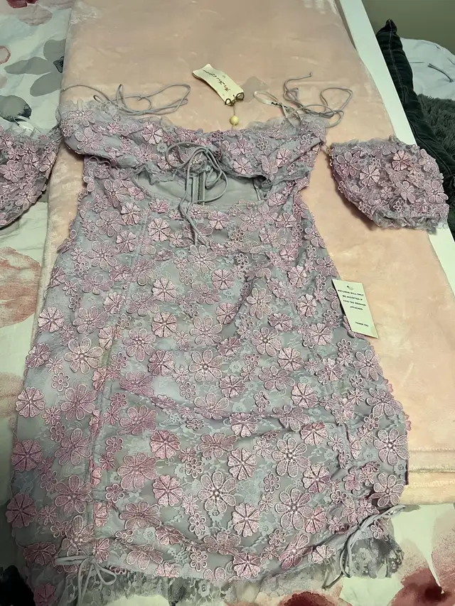 NEW PINK AND LILAC DRESS62864360570370129