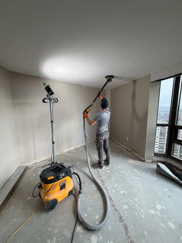Popcorn Ceiling Removal-GTA. Dustless Mirka System. 64684037421442122
