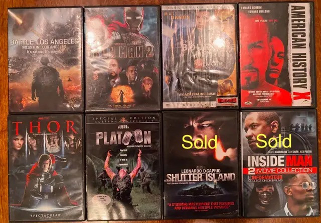 VARIOUS DVD'S - $3 EACH OR 5 FOR $10 - UPDATED LIST in CDs, DVDs & Blu-ray in Mississauga / Peel Region - Image 2