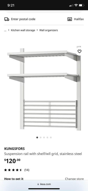 Ikea Kungsfors Shelving in Bookcases & Shelving Units in Bedford - Image 3