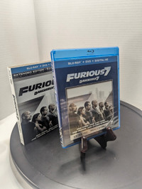 Furious 7 Blu-Ray DVD  Vin Diesel Paul Walker Dwayne Johnson