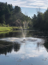 Pond fountain 