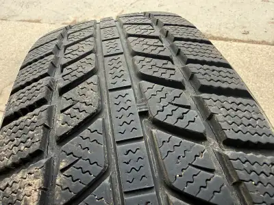 I'm selling a set of four 225/65R17 Dynamo DW 701 winter tires mounted on rims, perfect for tackling...