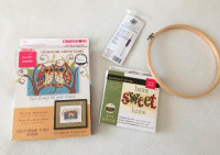 Punch needle embroidery kits