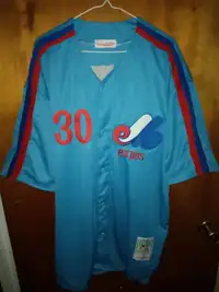 Tim Raines Montreal Expos MLB m&n jersey sz 2xl new