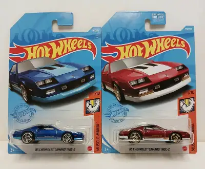 '85 Chevrolet Camaro Iroc-Z 2021 Hot Wheels Muscle Mania Both Colour Variations $5 for the pair, or...