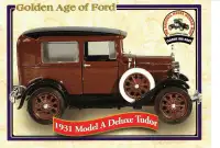 COLLECTION CAR FORD 1931 DELUXE TUDOR.