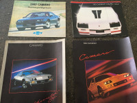 1983 1986 Chevrolet Camaro  GM brochures