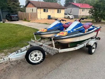 2 1989 wave runner jet skis 500cc Both run well, with new seats, bilge pumps. Ran both last weekend,...