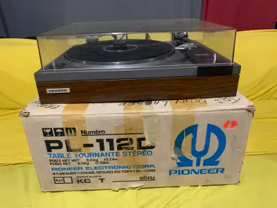 Pioneer PL-112D Turntable, View more