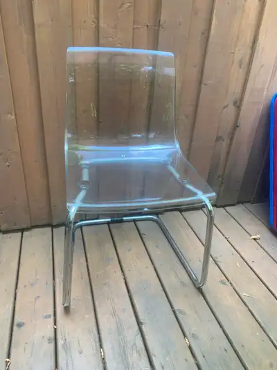 IKEA Tobias acrylic chair, View more