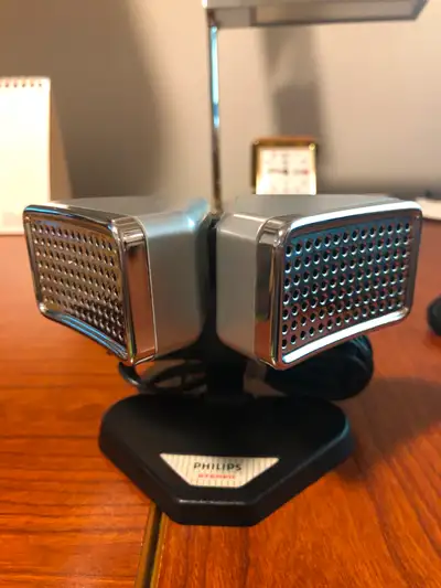 Vintage Philips Stereo Microphone Made in Holland., View more