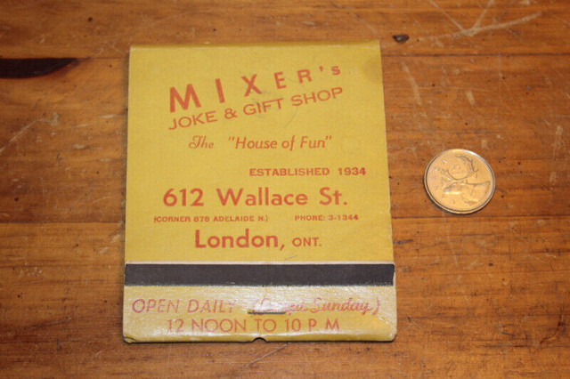 Vintage Large Pack of Advertising Matches - London, Ontario in Arts & Collectibles in London