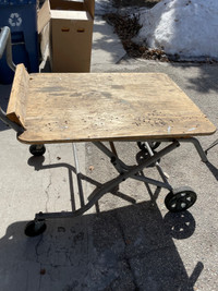 Used table saw portable stand 
