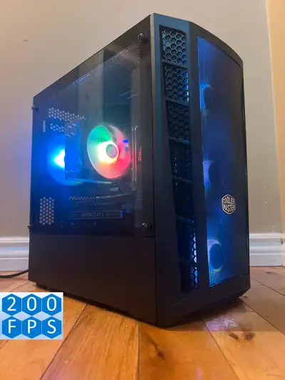RTX 2060 (Beats 3050) Ryzen 7 8 Core RGB Gaming PC 16GB DDR4, View more