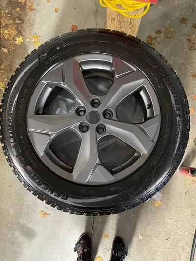 I am selling a set of General Altimax Winter Tires, size 225/60R18, on alloy rims, with a good amoun...