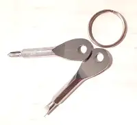 Keychain Key Screwdriver Bits