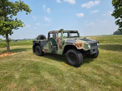 2006 military humvee. Latest model with the 6.5 turbo diesel and 4 spd tranny. Factory ac and heavy...