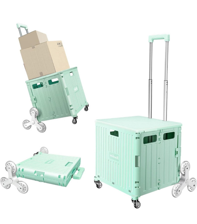 Foldable Rolling/ Storage Shopping  Cart- Brand New in Outdoor Tools & Storage in Calgary