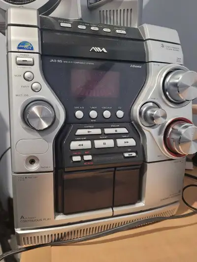 Aiwa JAX-55 Mini Hi-Fi Component System 300 Watt, View more