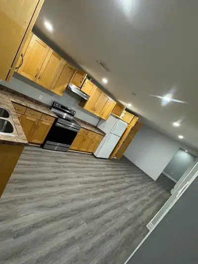 2 bedroom, 1 bathroom basement apartment available for rent in Cambridge. Located in a quiet and fam...