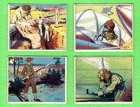1941 Gum, Inc. O-Pee-Chee Empire Defenders V275 4 CARDS LOT RARE