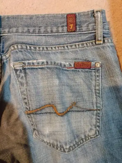 Seven For All Mankind Distressed Mens Jeans sz 34x30, View more