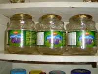 Collectible Stewed Prunes Glass Jars
