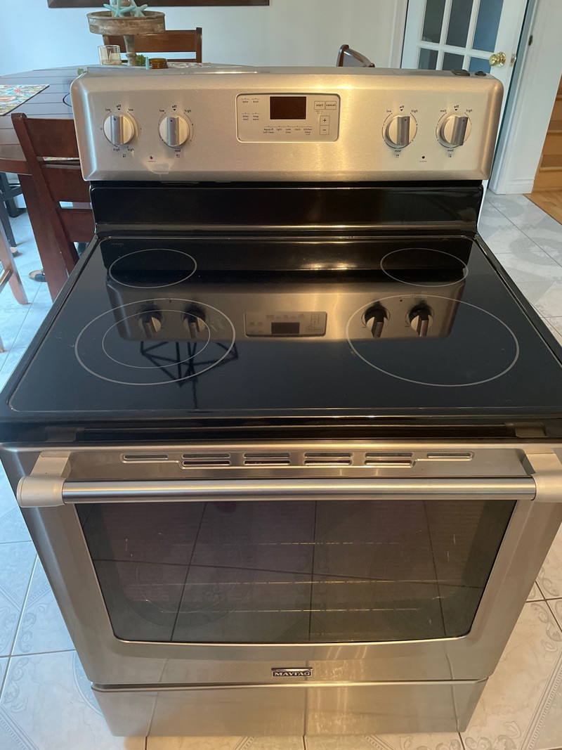 Maytag stainless glass top stove Stoves, Ovens & Ranges Cape Breton