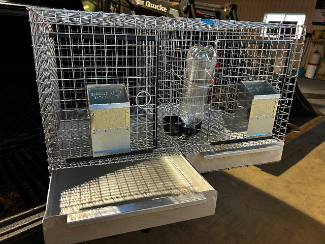 Cages double pour lapins à vendre dans Accessoires  à Granby - Image 3