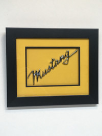 Ford Mustang Emblem - Framed