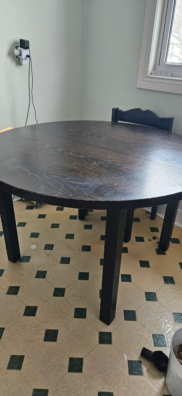 Used cherry wood style round table 47" in Other Tables in Dartmouth