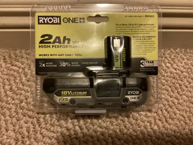 Ryobi Hp Battery (New) in Power Tools in Calgary - Image 2