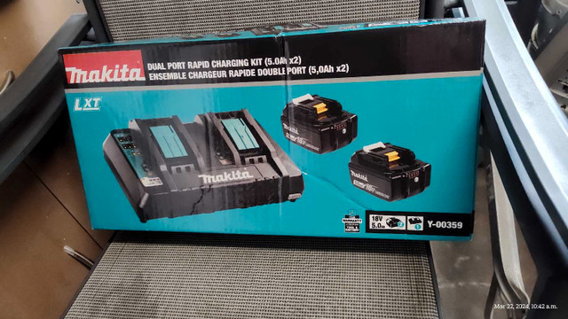 Makita Y-00359 18V LXT Dual Port Charger & Battery Kit in Power Tools in Woodstock - Image 3