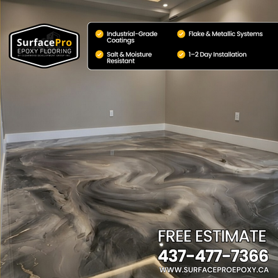 Epoxy Flooring Ajax & GTA | 437-477-7366, View more