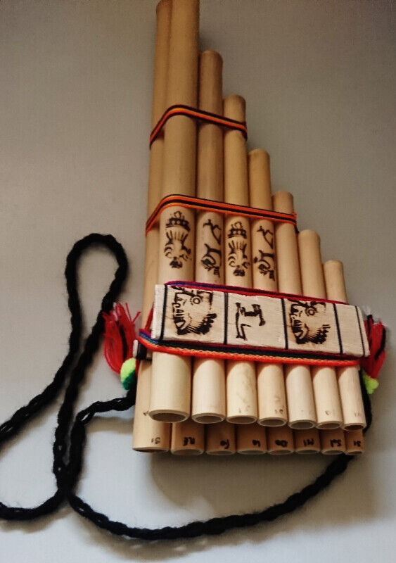 Bamboo Pan Flute Traditional Indian Musical Instrument Arts