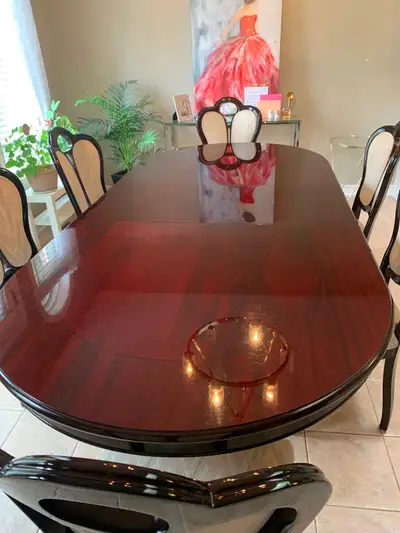 Dining room chair and hutch, View more