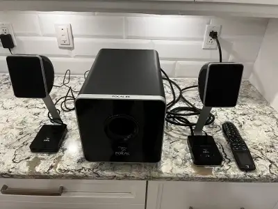 Focal XS multimedia 2.1 speaker system, View more