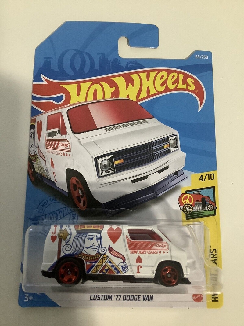 Hot wheels Treasure hunt Custom 1977 dodge van cars diecast car Arts & Collectibles