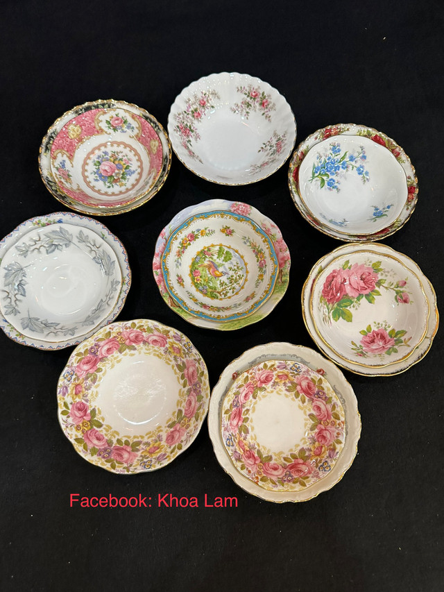 Multiple Royal Albert patterns fruit bowls & cereal bowls  in Kitchen & Dining Wares in Oakville / Halton Region