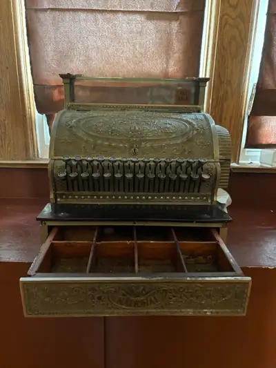 Vintage National Bank Cash Register , View more