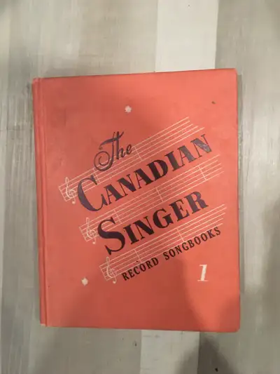 The Canadian singer record songbooks, View more