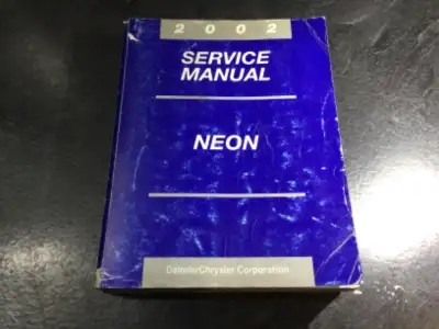 "2002 Service Manual Dodge Neon" OEM Part Number: 8127002028 Written for Dodge dealership mechanics,...